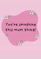 Mother's Day Card for New Mums created by Raptor Designs