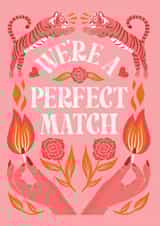 Tiger and Matches Valentine's Card created by Jessica Molina