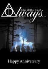 Harry Potter Always Anniversary Card created by Thoughtful Gifts