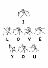 I Love You - BSL, British Sign Language created by Charlotte