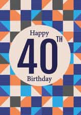 40th Birthday card created by Sarah Corcoran 