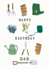 Happy Gardening Dad  created by Pink Pen Studio
