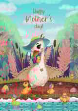 Duck family created by Atmosferna