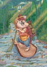 The hedgehog's journey created by Atmosferna