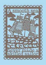 A Smooth Sea card  created by Pogofandango