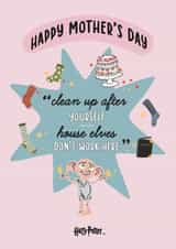 Cute Mother's Day Card - Harry Potter - Dobby the House Elf created by Cardology