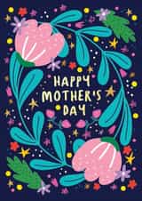 Pretty Mothers Day Card - Mum - Happy Mother's Day created by NICHOLA COWDERY ILLUSTRATIONS
