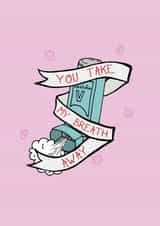 Asthma Inhaler Valentines Card created by Charlotte Rose