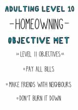 Level Up New Home Card created by Just Jojo