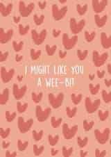 I might like you a wee-bit  created by Ulrike Mieke 