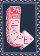 Love At First Swipe created by R Locke Design