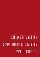 Naughty Valentine's day card created by Petals and Letters