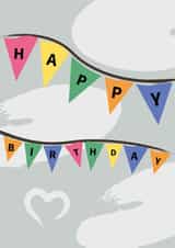 Birthday Bunting Card created by Hannah Dove