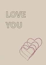 Valentine's card created by Hannah Dove