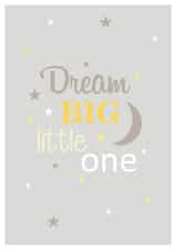 Dream big little one card created by Nutmeg Studio