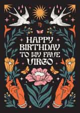 Happy Birthday To My Fave Virgo Card created by Oh Ellie Studio