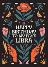 Happy Birthday To My Fave Libra Card created by Oh Ellie Studio