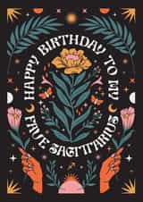 Happy Birthday To My Fave Sagittarius Card created by Oh Ellie Studio