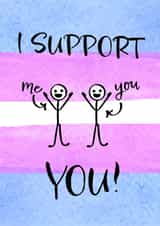 Transgender Support Card created by Truly Cherished