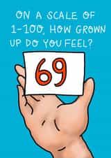 Immature Birthday Card created by Rosie Johnson Illustrates