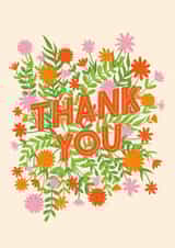Thank You Floral Card created by Sarah Cowan