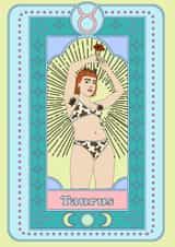 TAURUS BIRTHDAY CARD created by Emily Nash