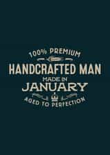 Handcrafted Man - January created by Duke & Sons