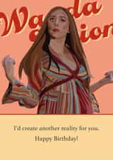 Wandavision Birthday Card created by Hannah Clare
