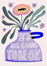 It's all going to be ok card created by Rachael Presky