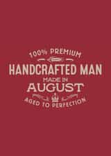 Handcrafted Man - August created by Duke & Sons