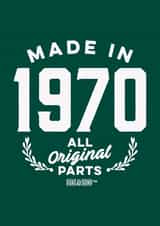 Made In - 1970 created by Duke & Sons