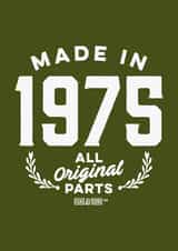 Made In - 1975 created by Duke & Sons
