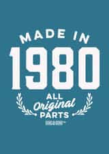 Made In - 1980 created by Duke & Sons