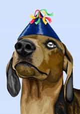 A sausage dog celebration  created by Art by Reb