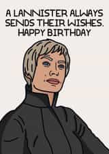 Cersei Lannister birthday wishes created by This Crafty Couple