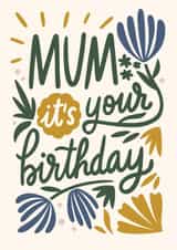 Mum it's your birthday 1000 created by Natalia Gonzalez
