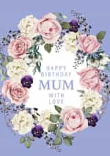 Floral Birthday card for mum created by Little Cham Cham