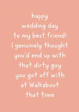 Best Friend is getting married - Wedding Card created by Pickled Prints