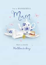 Tea time Mother's Day created by Sarah Hustwaite Illustration