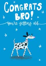 Funny congratulation card created by Diana Malinovskaya