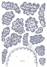 Thinking of you card created by Chloé Lawson