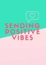 sending positive vibes - IVF card created by The Infertile Mum @mummataralouise