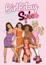 Spice Girls Birthday Card created by Jessica Wright