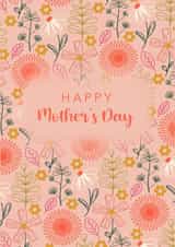 Floral pink Mother’s Day card created by Jo Harwood