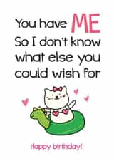 Happy birthday from funny cat created by Movaliz