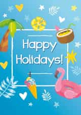 Happy Holidays. Wishing you a good vacation created by Movaliz