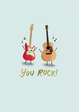 You Rock! Card created by Pippa Grace Design