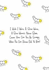 Glow Worm Poem Card created by ohbeccalee