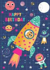 Happy Birthday 1000 created by Sally Darby Illustration