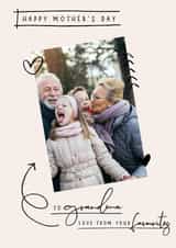 Personalised Mothers Day Photo Card created by Jodie Gaul & Co - Mother's Day card from the Grandchildren